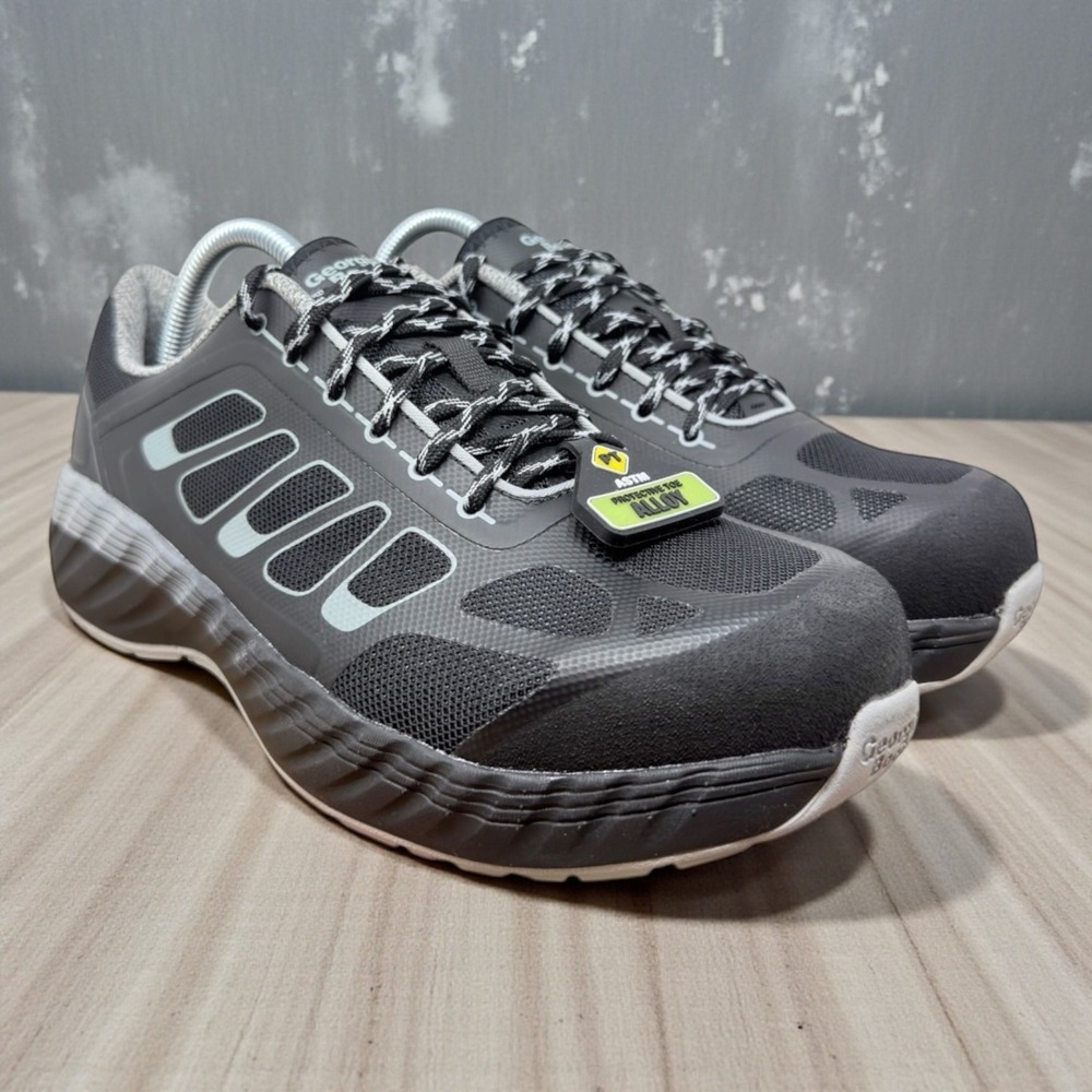 Georgia Boot GB00218 Athletic Work Shoes Mens 8M Black Alloy Safety Toe ASTM EH